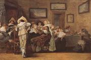 Frans Hals Merry Company (mk08) Spain oil painting reproduction